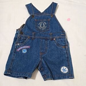Lucky Brand Jeans Denim Overalls 6-9 Mo